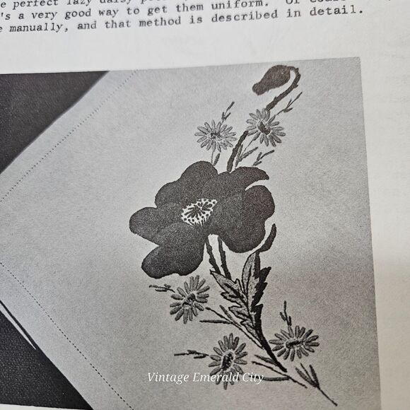 Creative Machine Embroidery Vol 2 Book Lucille Merrell Graham 1977 Patte Sewing - Picture 6 of 11